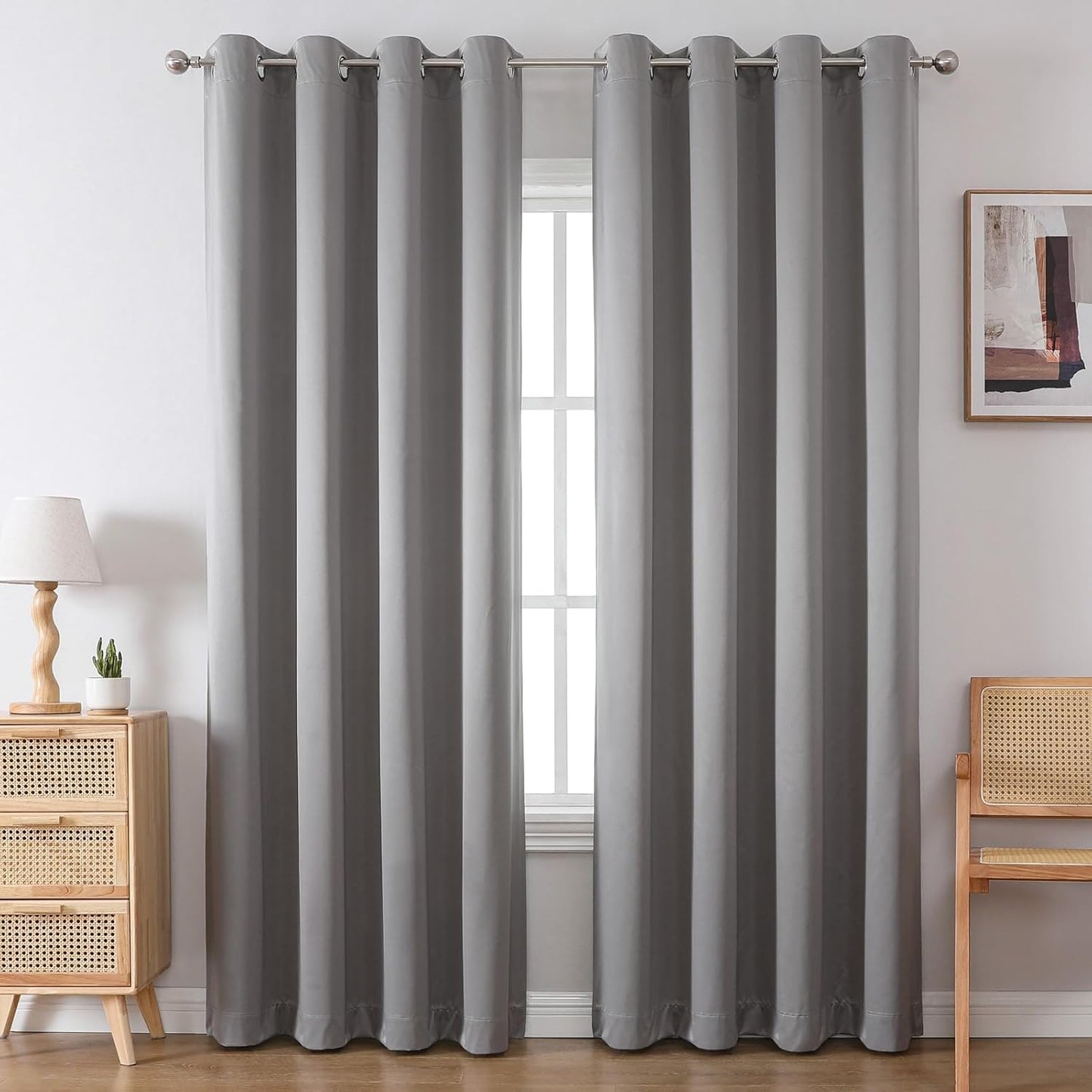 Room Darkening Grommet Drapes - Insulated Set