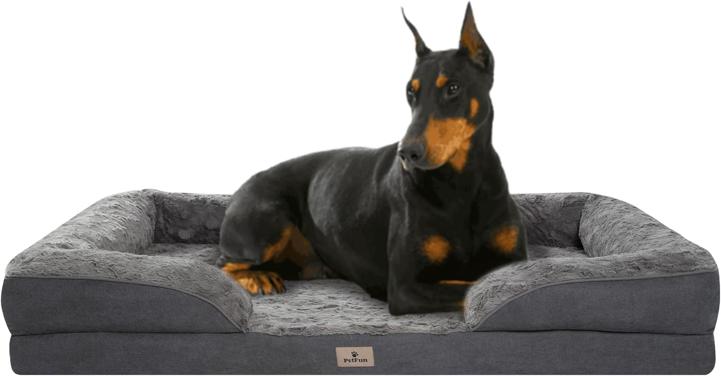 XXL Orthopedic Dog Bed for Giant Dogs - Supportive Foam Couch