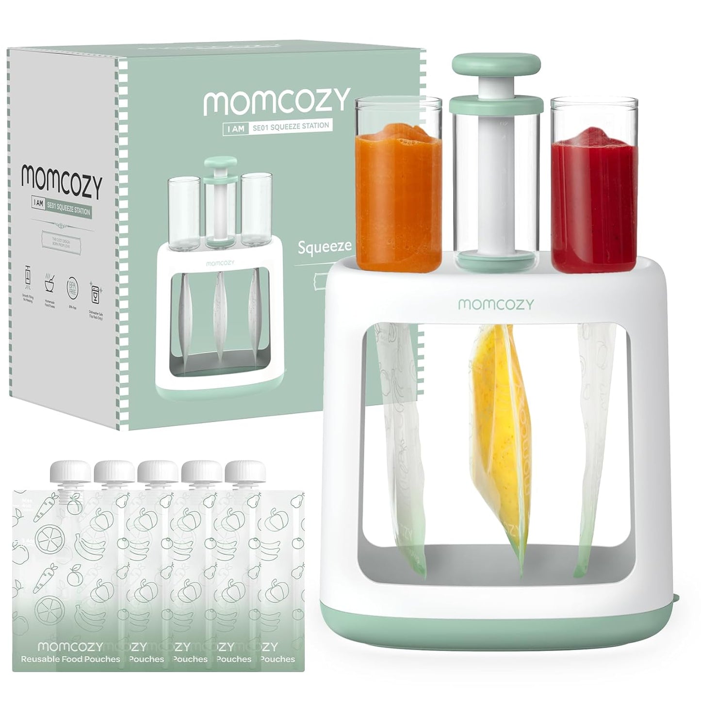 Momcozy Baby Food Maker: Efficient Puree Storage