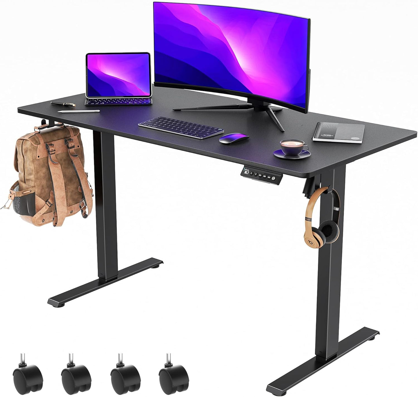 Electric Standing Desk Adjustable Height with Memory Settings