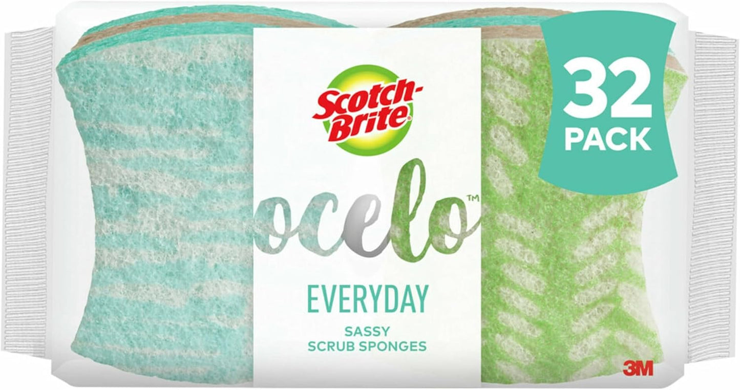 Scotch-Brite ocelo Non-Scratch Scrub Sponges for All Surfaces