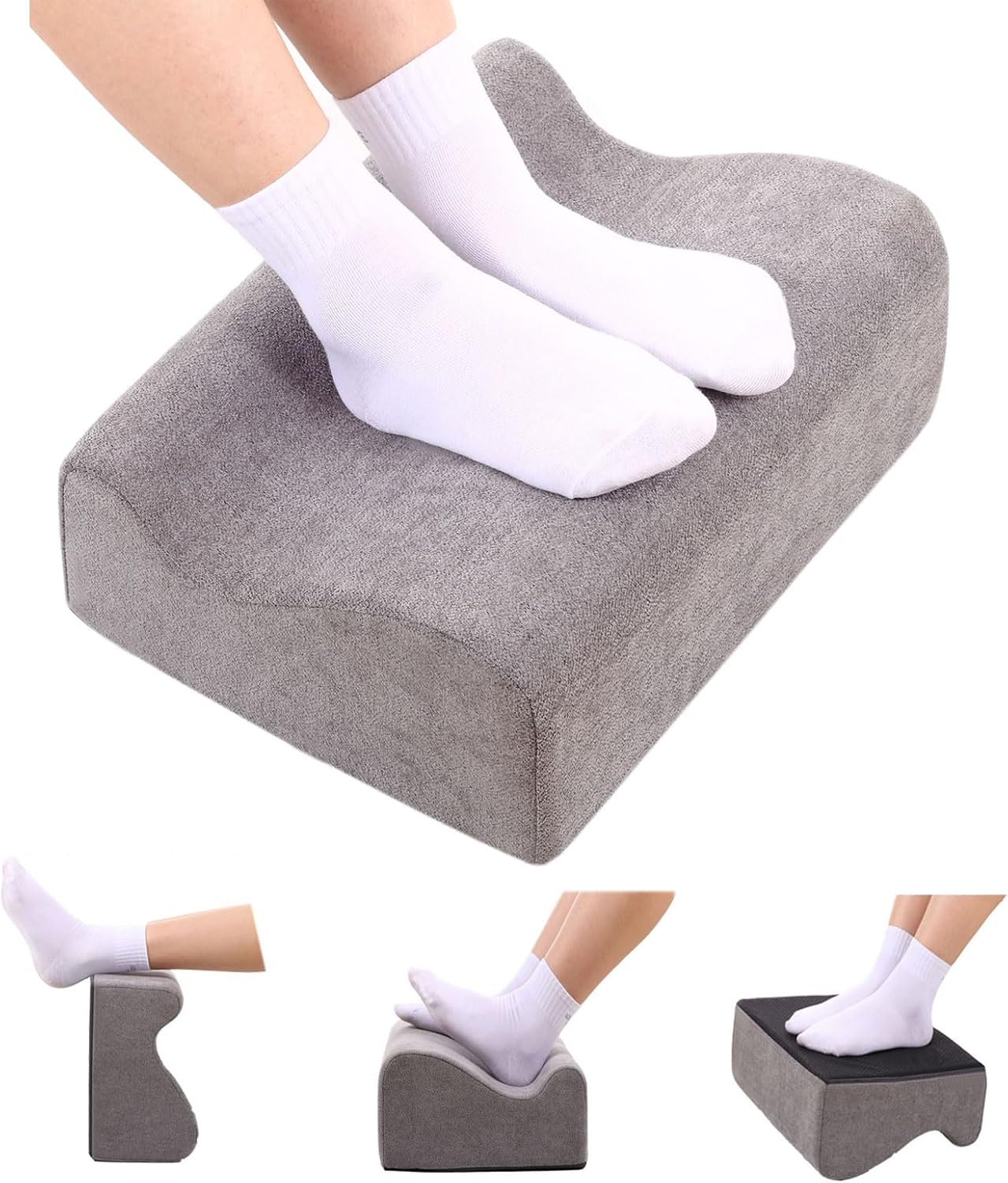 Foot Rest for Under Desk at Work - Ergonomic Support Pillow