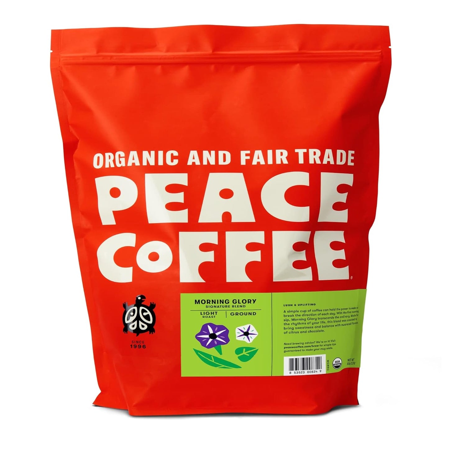 Organic Fair Trade Light Roast | Smooth Morning Glory Blend | 5lb