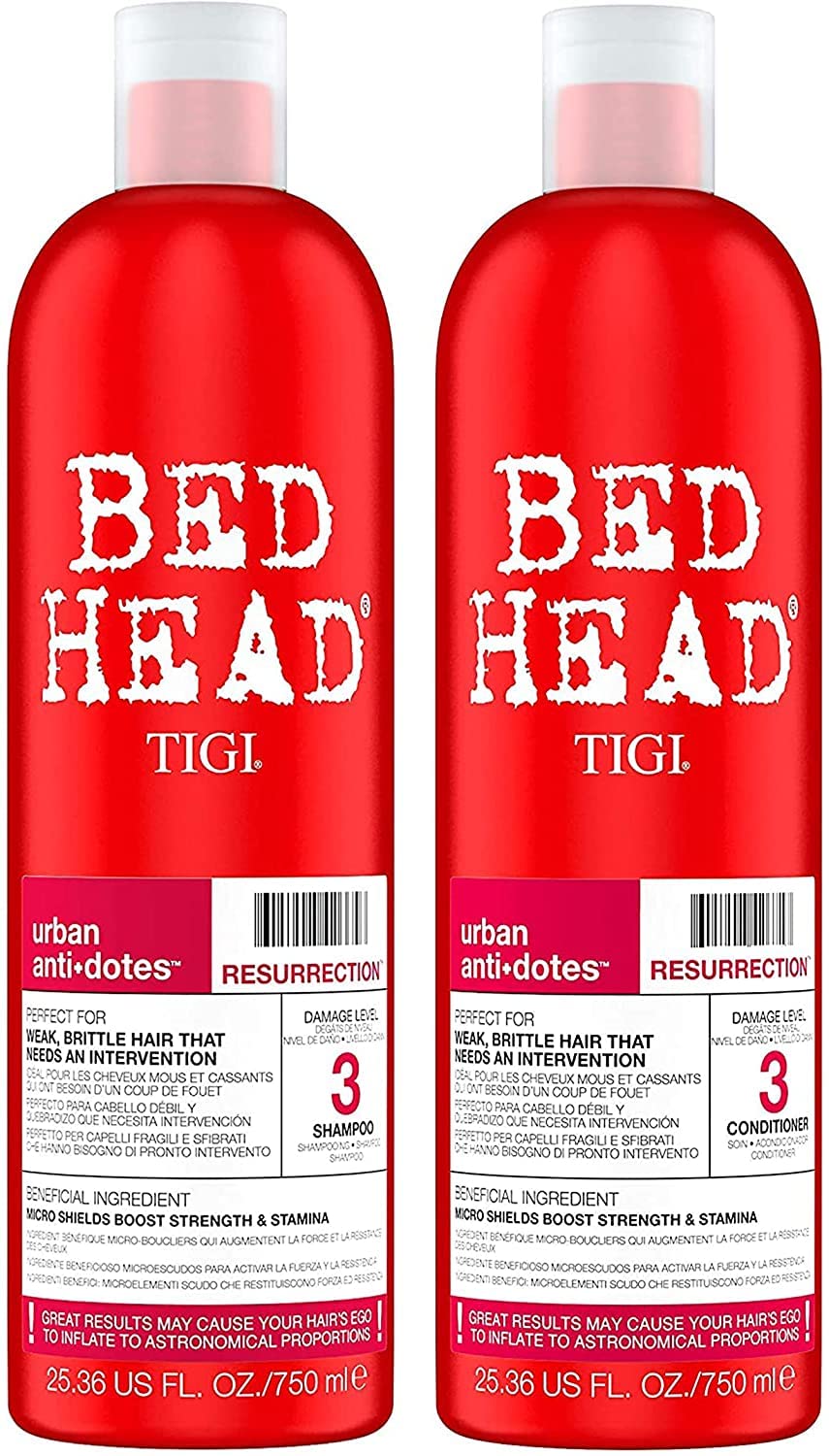 TIGI Bed Head Resurrection Shampoo & Conditioner - Repair Damaged Hair!