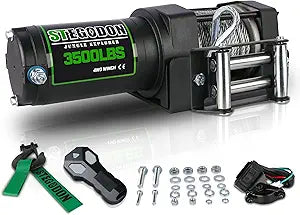 STEGODON Electric Winch with 3500 lb Load Capacity and Remote