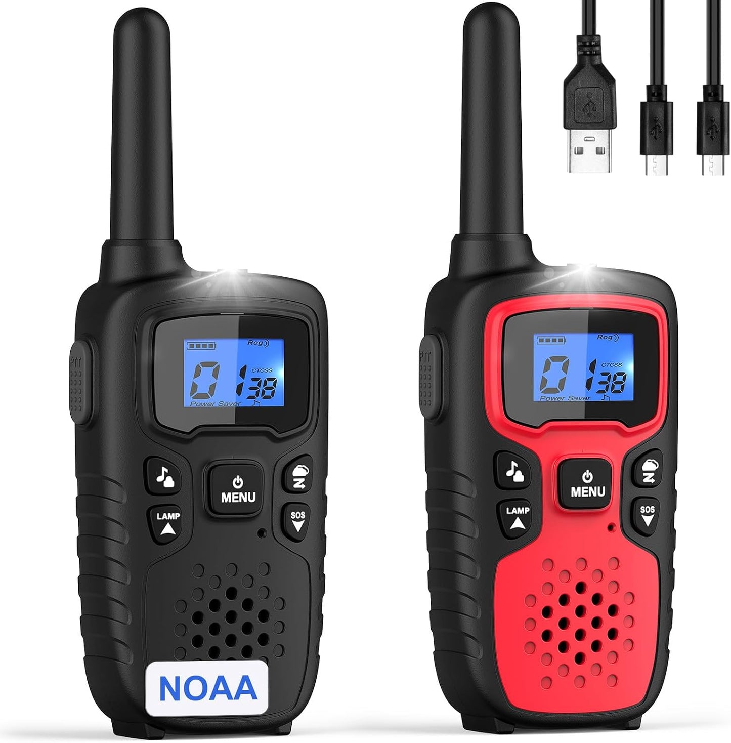 Wishouse Walkie Talkies for Kids and Adults - Long Range 2 Way Radios
