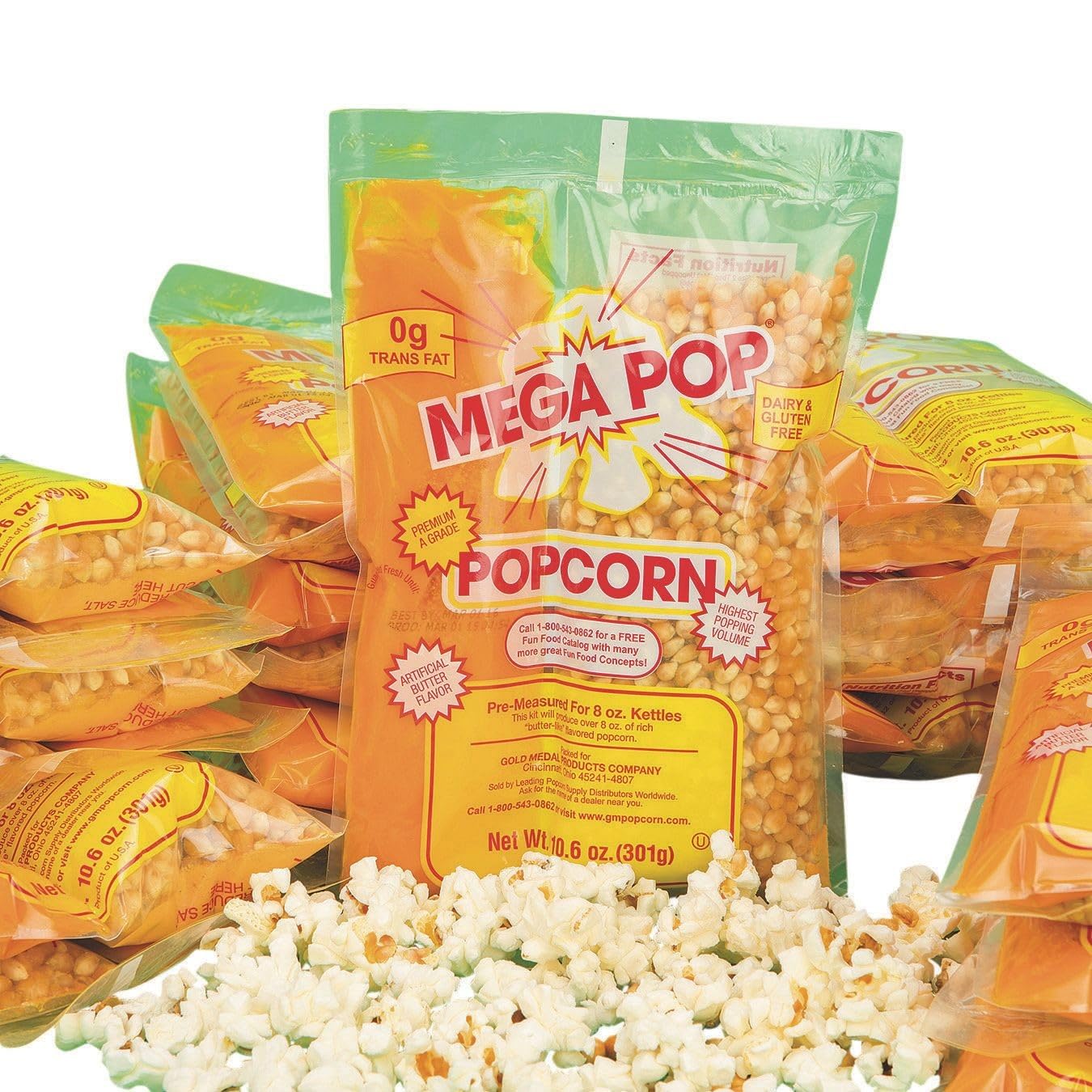 Gold Medal Popcorn Kit: Perfect for 8 oz. Kettle Makers