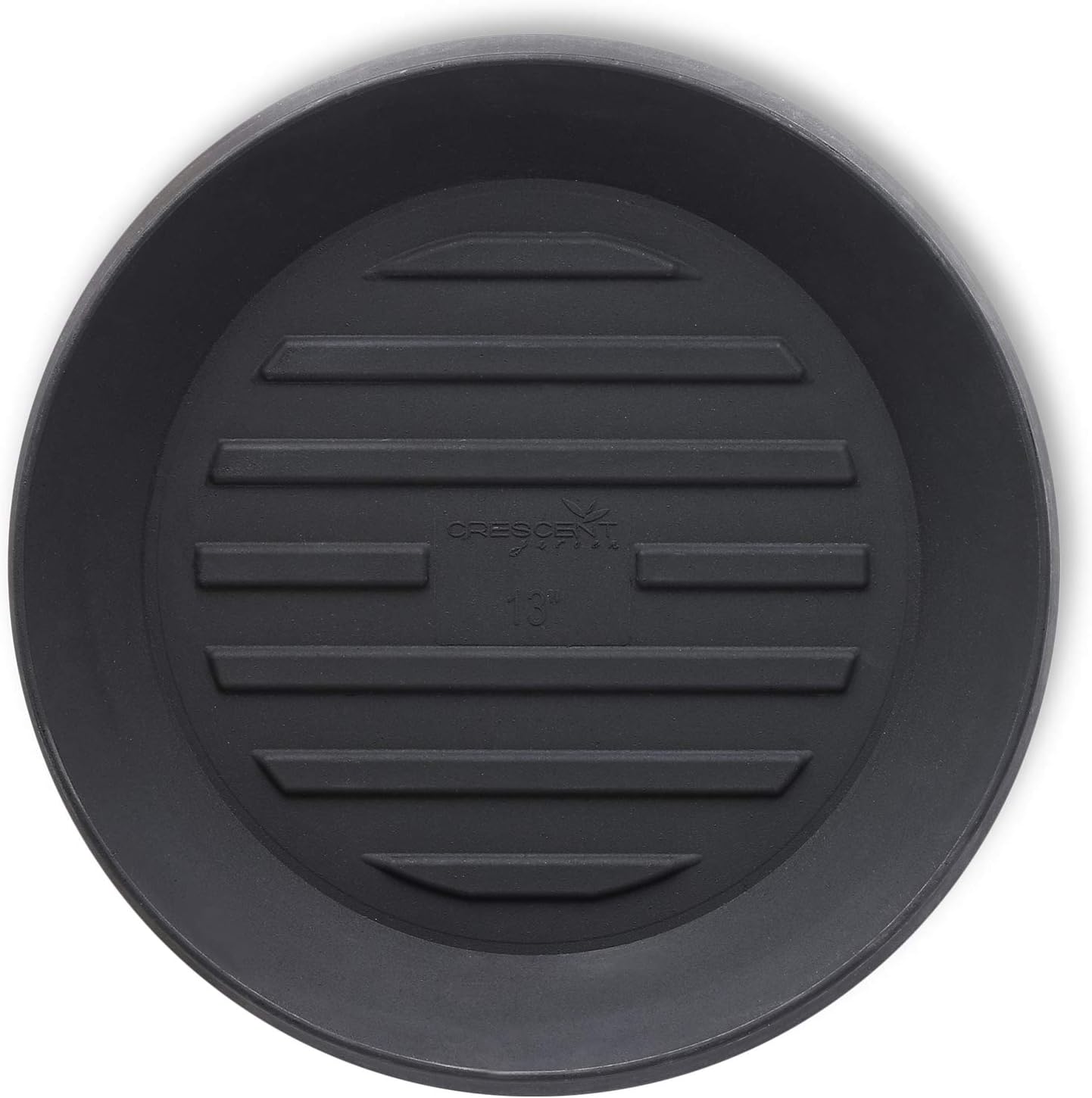 Crescent Garden Universal Round Planter Saucer for Indoor Use