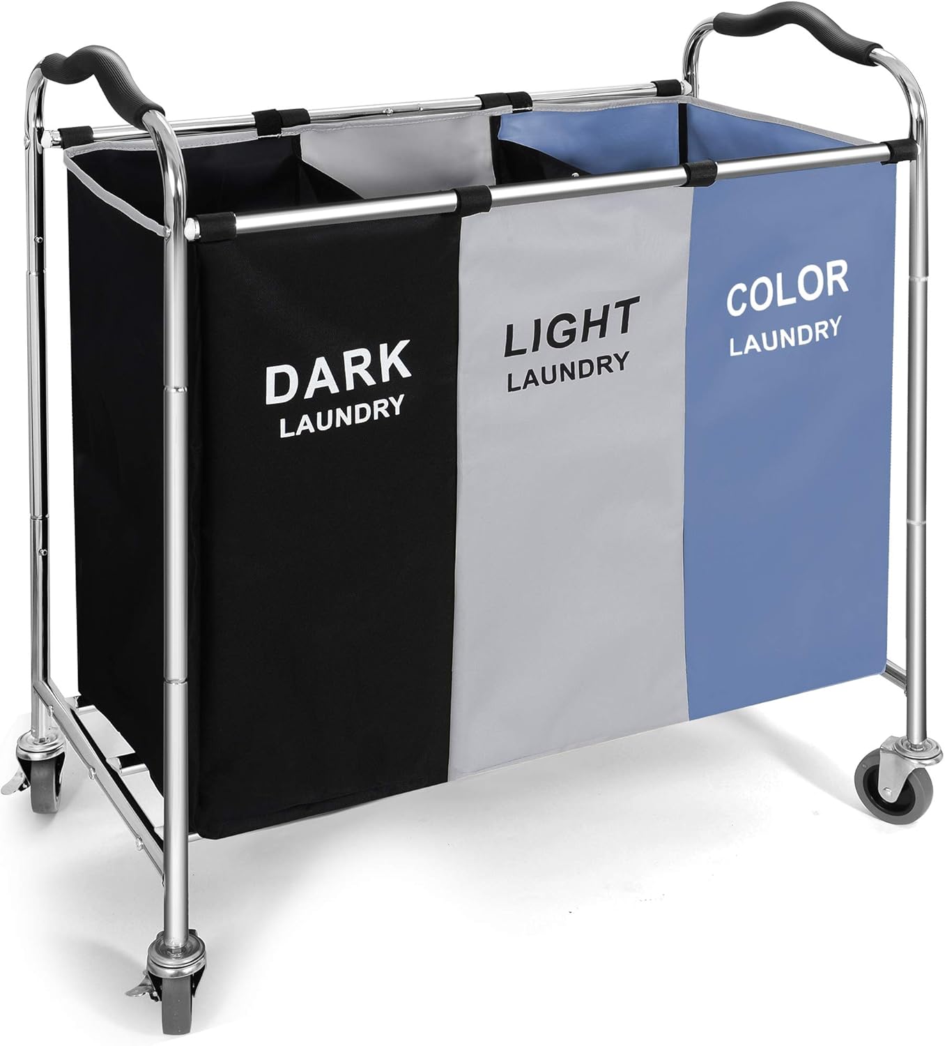 Large Laundry Basket with Wheels for Easy Organization and Storage