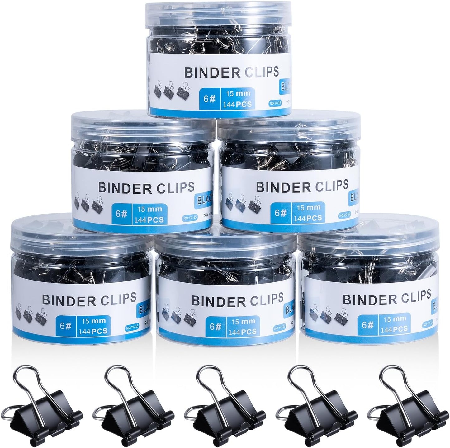 Mini Binder Clips Bulk 864 PCS for Office and School Use