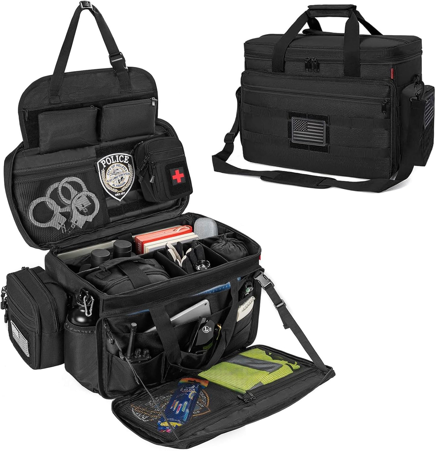 Patrol Bag for Law Enforcement - Police Gear Organizer with Laptop