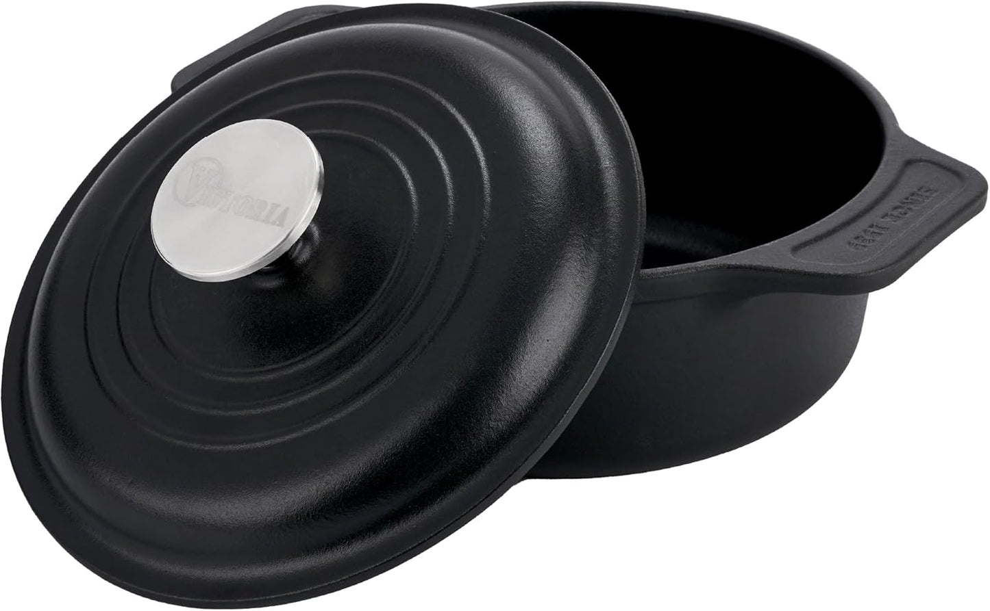 Victoria 2-Quart Cast Iron Dutch Oven for Perfect Cooking