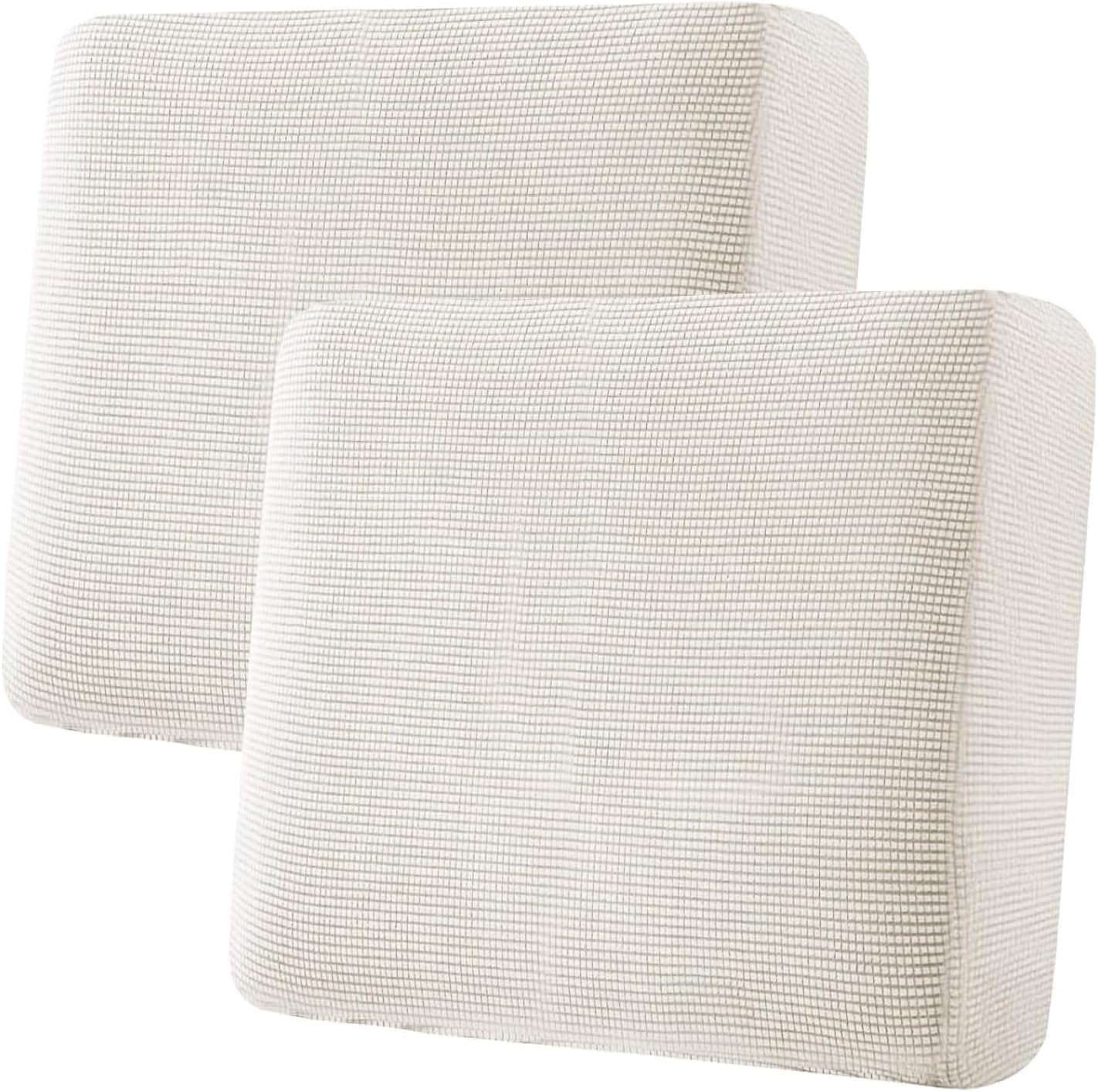 H.VERSAILTEX Super Stretch Individual Seat Cushion Covers Set