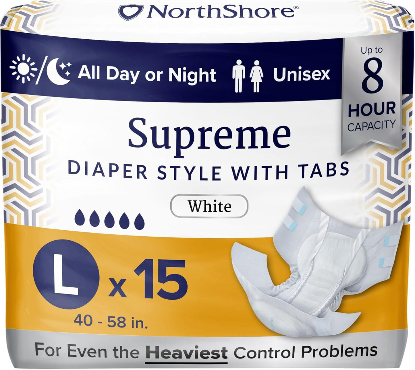 Absorbent NorthShore Briefs - Max Leak Protection