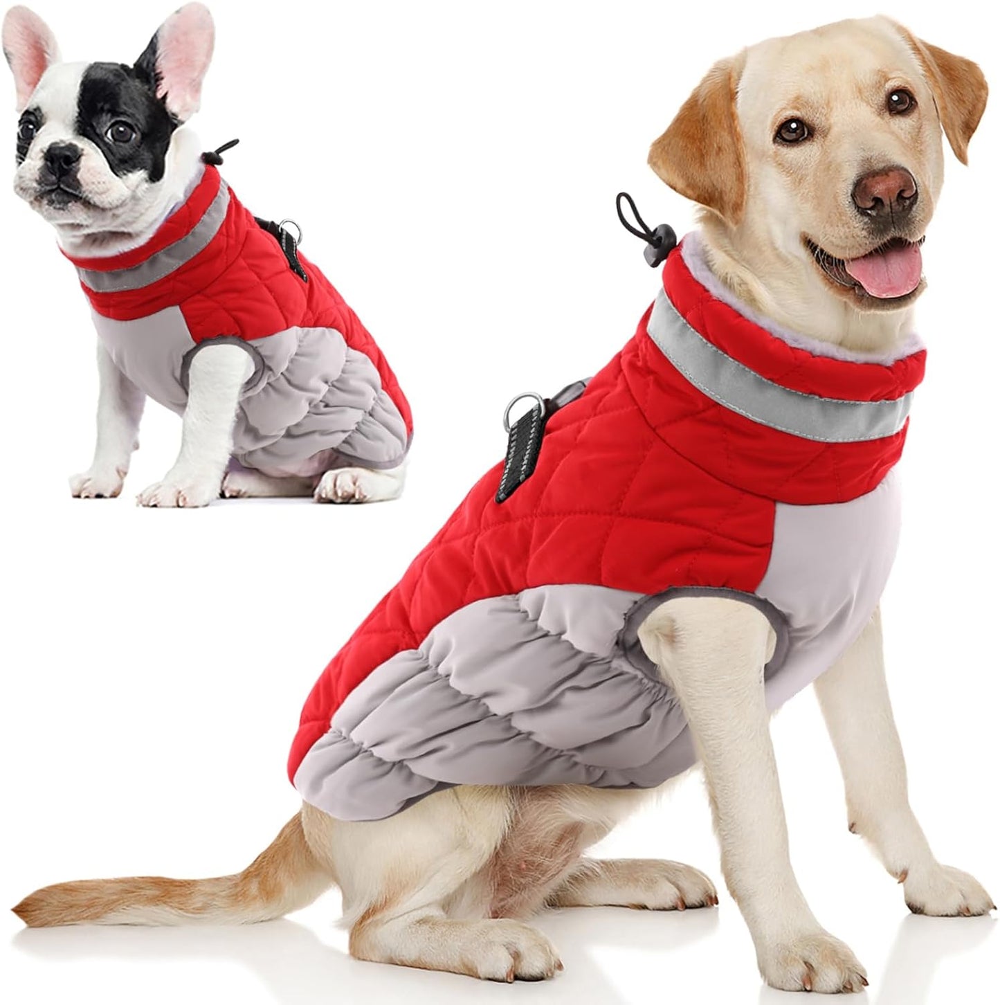 AOFITEE Dog Coat - Warm Reflective Winter Jacket for Dogs