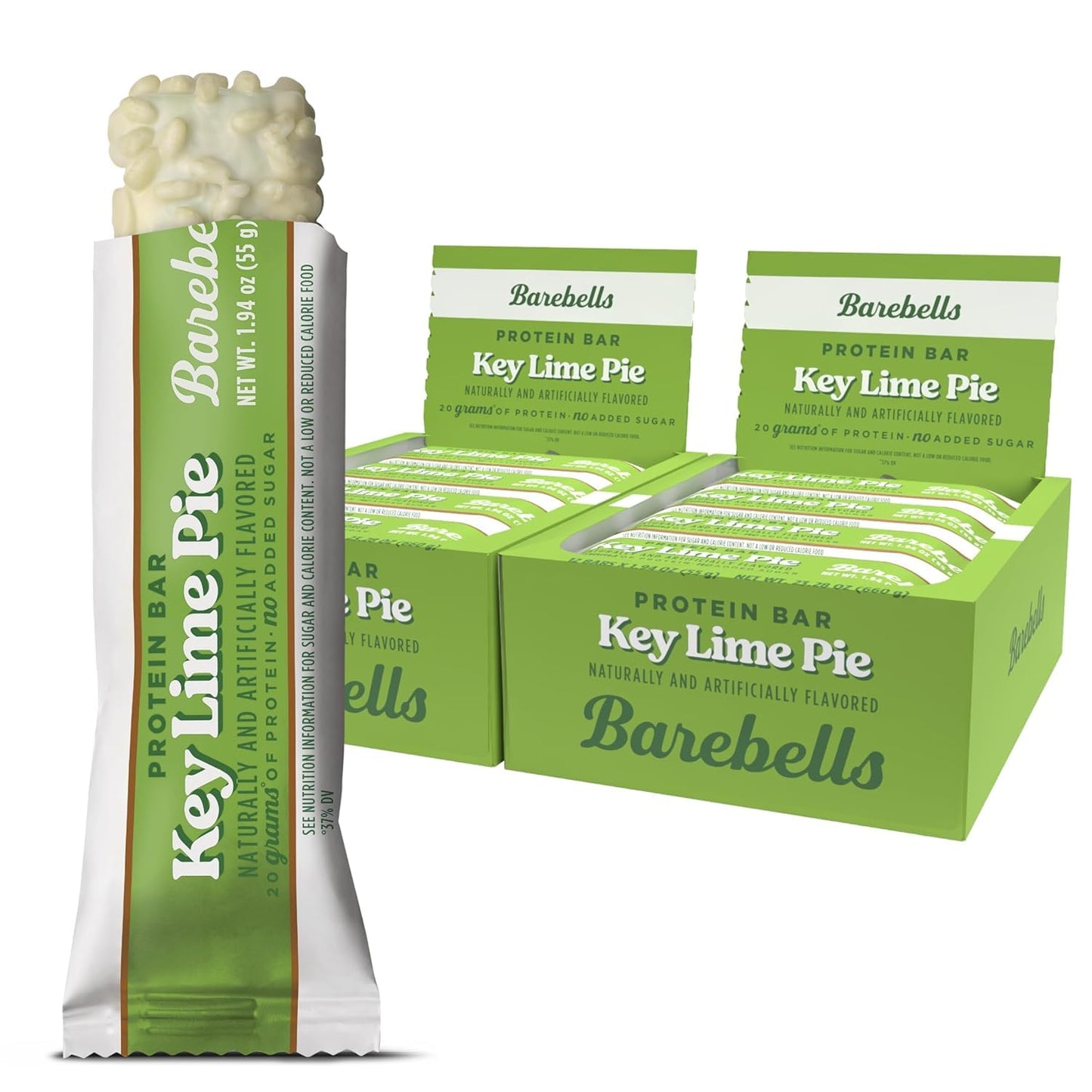 Barebells Key Lime Pie Protein Bars - Delicious High Protein Snack