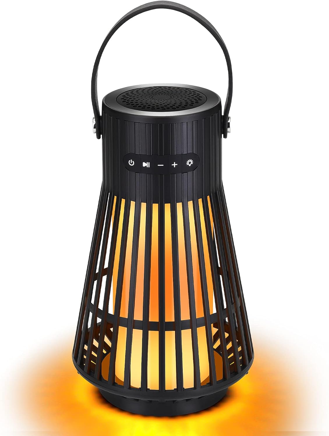 Outdoor Bluetooth Speaker with Flame Atmosphere for Parties