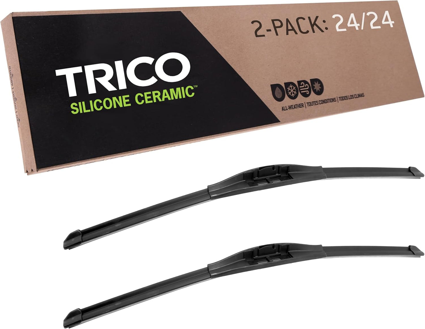 TRICO Silicone Ceramic Wiper Blades for All Weather Conditions