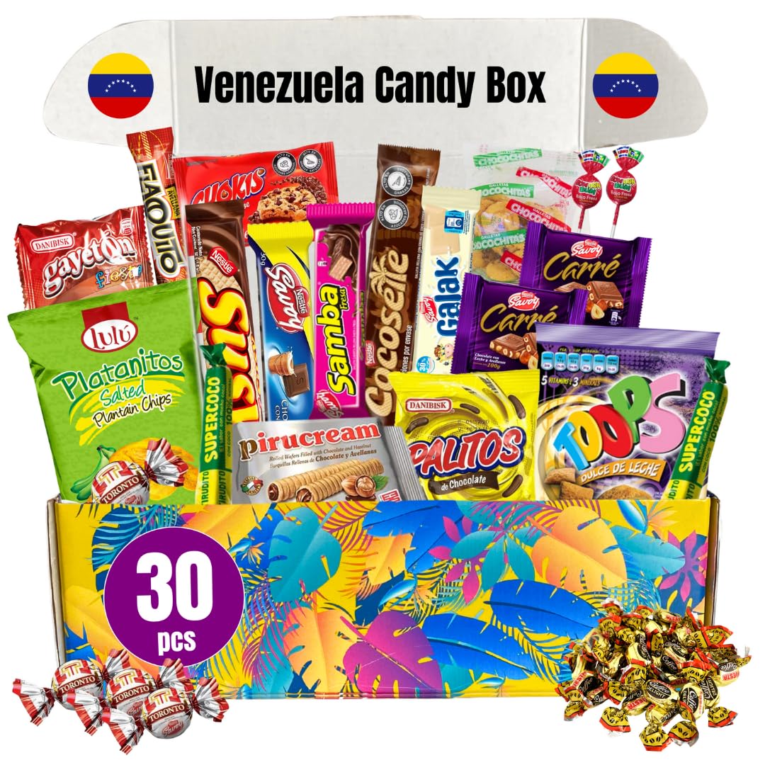 Venezuelan Candy Box with Assorted Snacks for Every Occasion