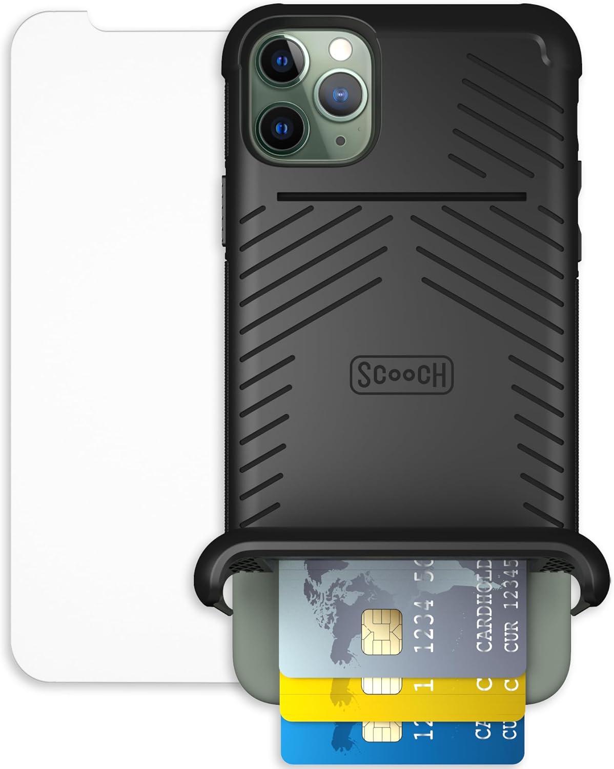 Scooch iPhone 11 Pro Max Case with Card Holder and Kickstand