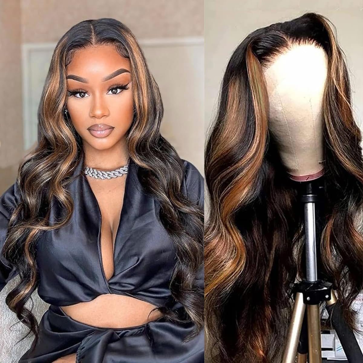Highlight Lace Front Wigs Human Hair for Natural Style and Comfort