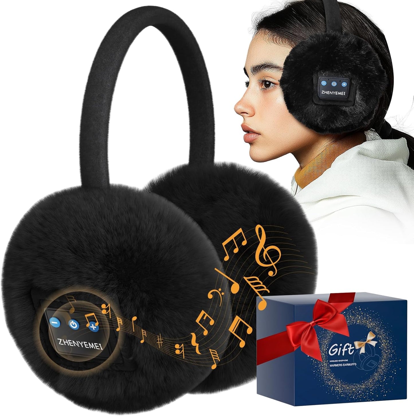 Warmth & Music On-The-Go: ZHENYEMEI Bluetooth Ear Muffs