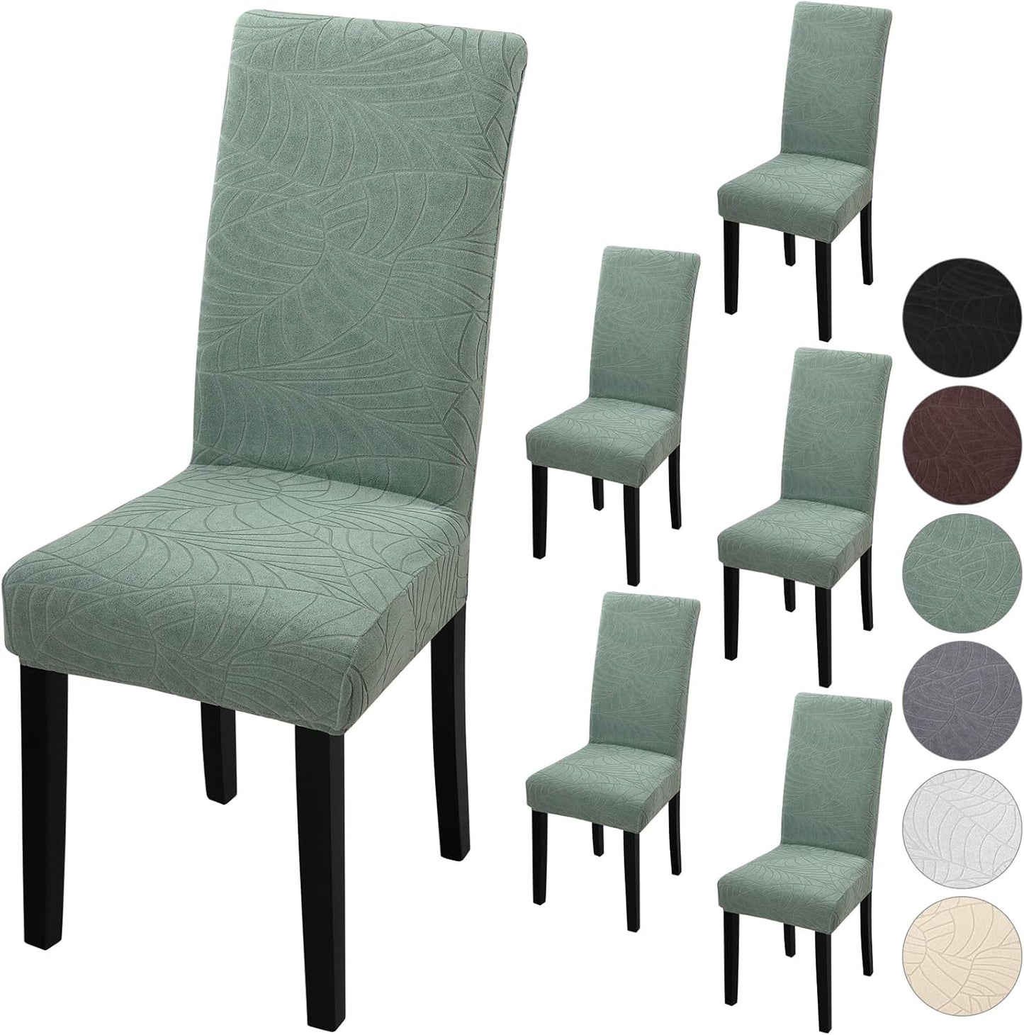 Dining Chair Covers 6 Pack for Stylish Kitchen Makeover