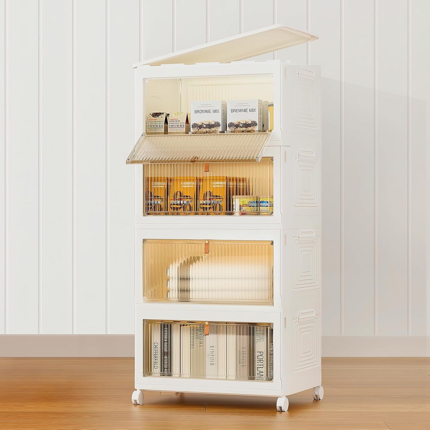 Plastic Storage Bins Organizer for Home and Office Use