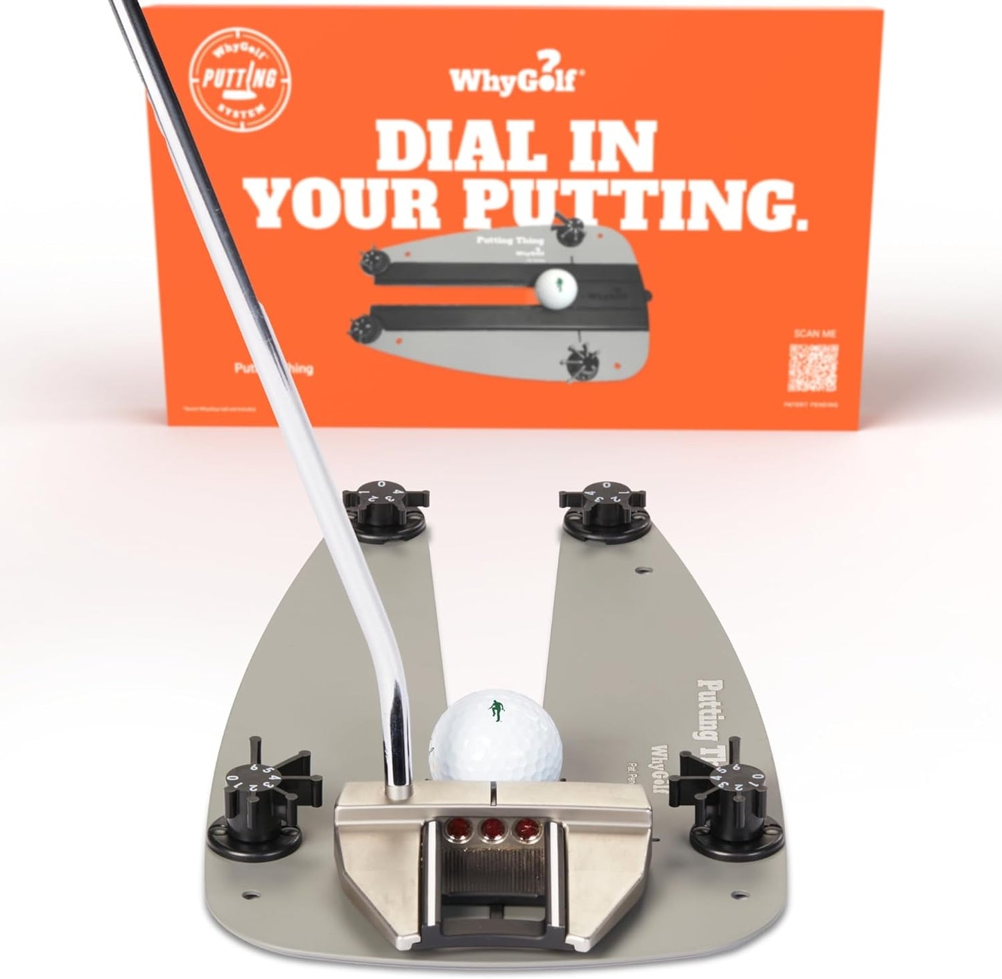 WHYGOLF Putting System for Stroke Accuracy & Green Reading