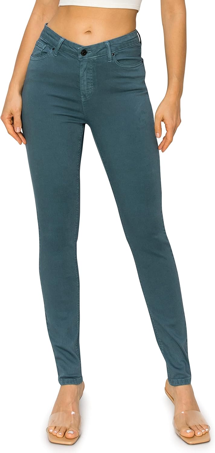 Everyday Garment-Dyed Skinny Jeans for Women by KHAKI & BLUE