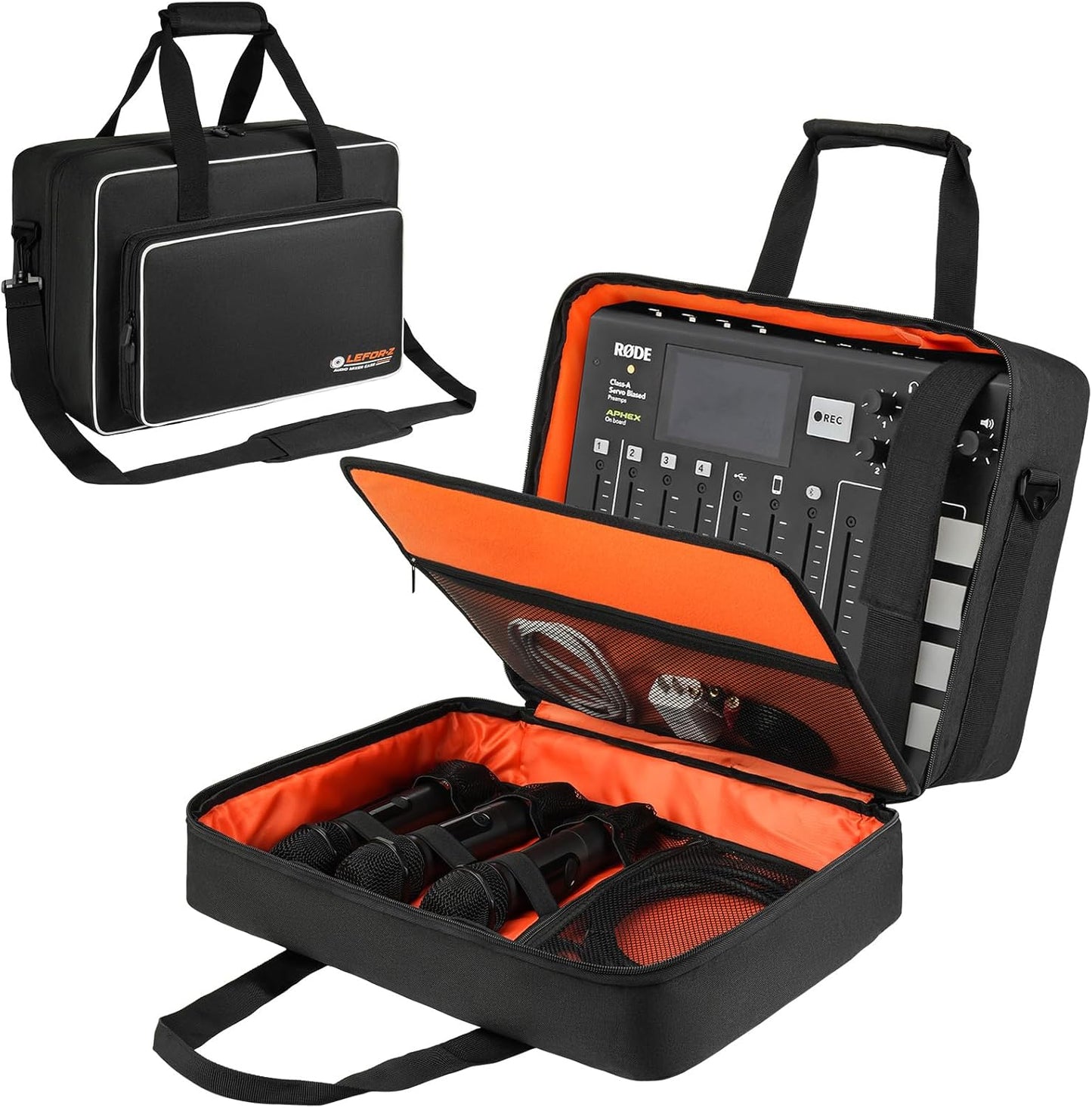 Large Audio Mixer Travel Case for RODECaster Pro and GoXLR