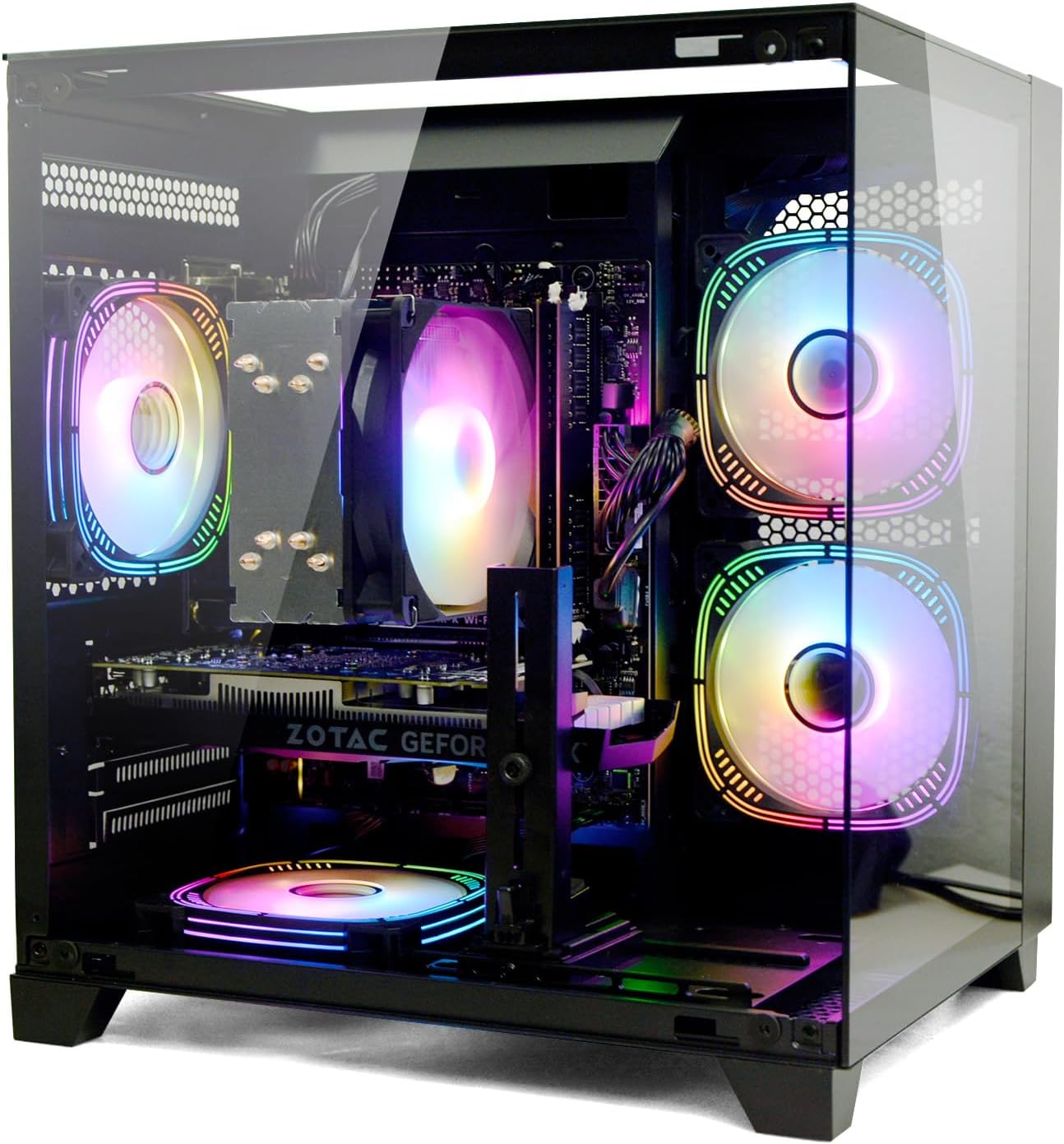 LXZ Gaming PC Desktop with I5-12400F and RTX 3050 for Gamers