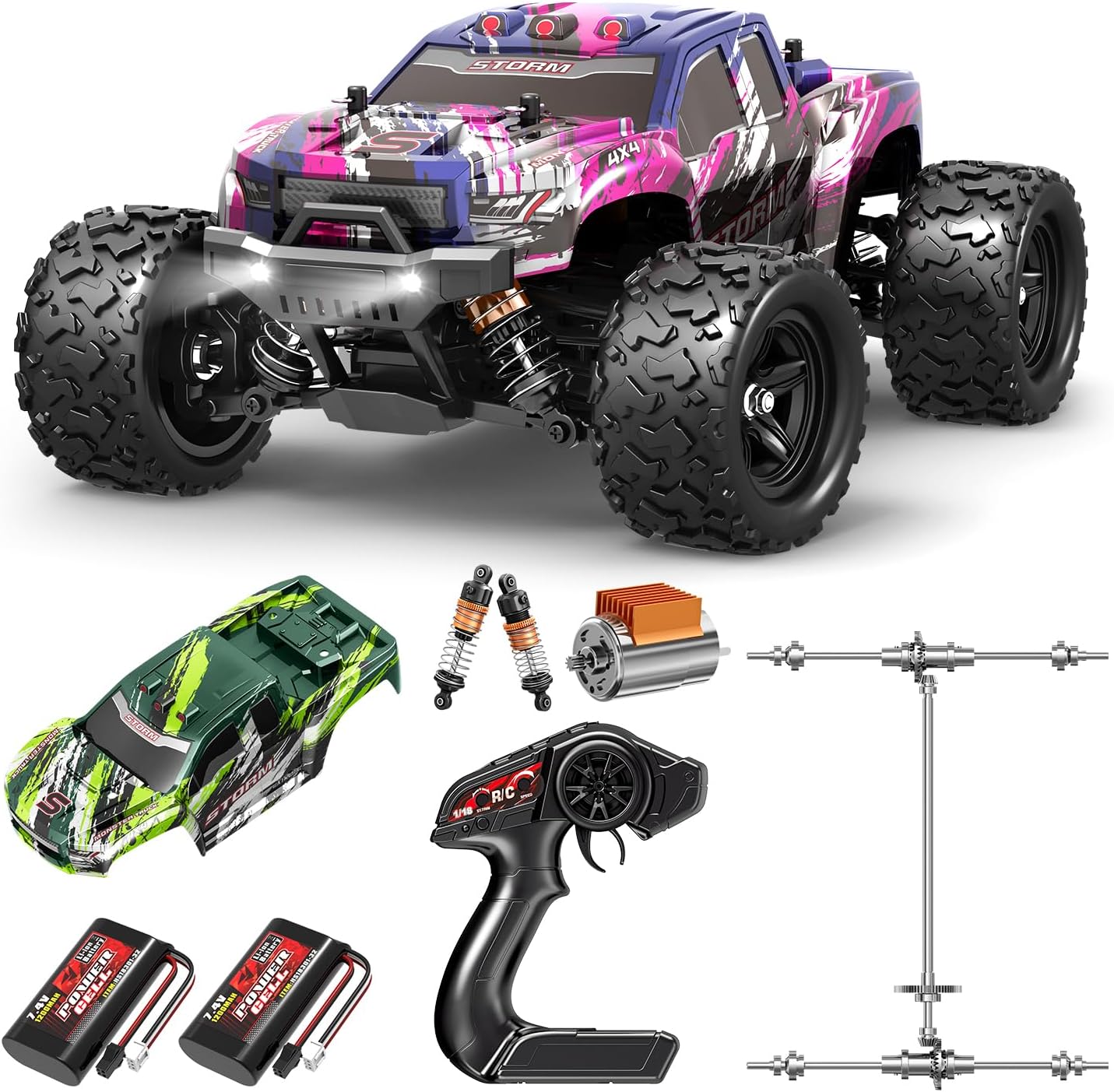 1:18 All Terrain RC Car for Adults & Boys - High Speed Fun