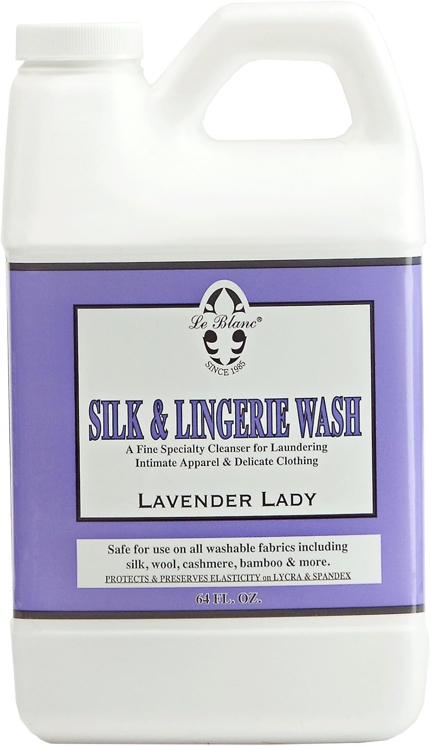 Le Blanc Lavender Silk & Lingerie Wash for Delicates 64 oz