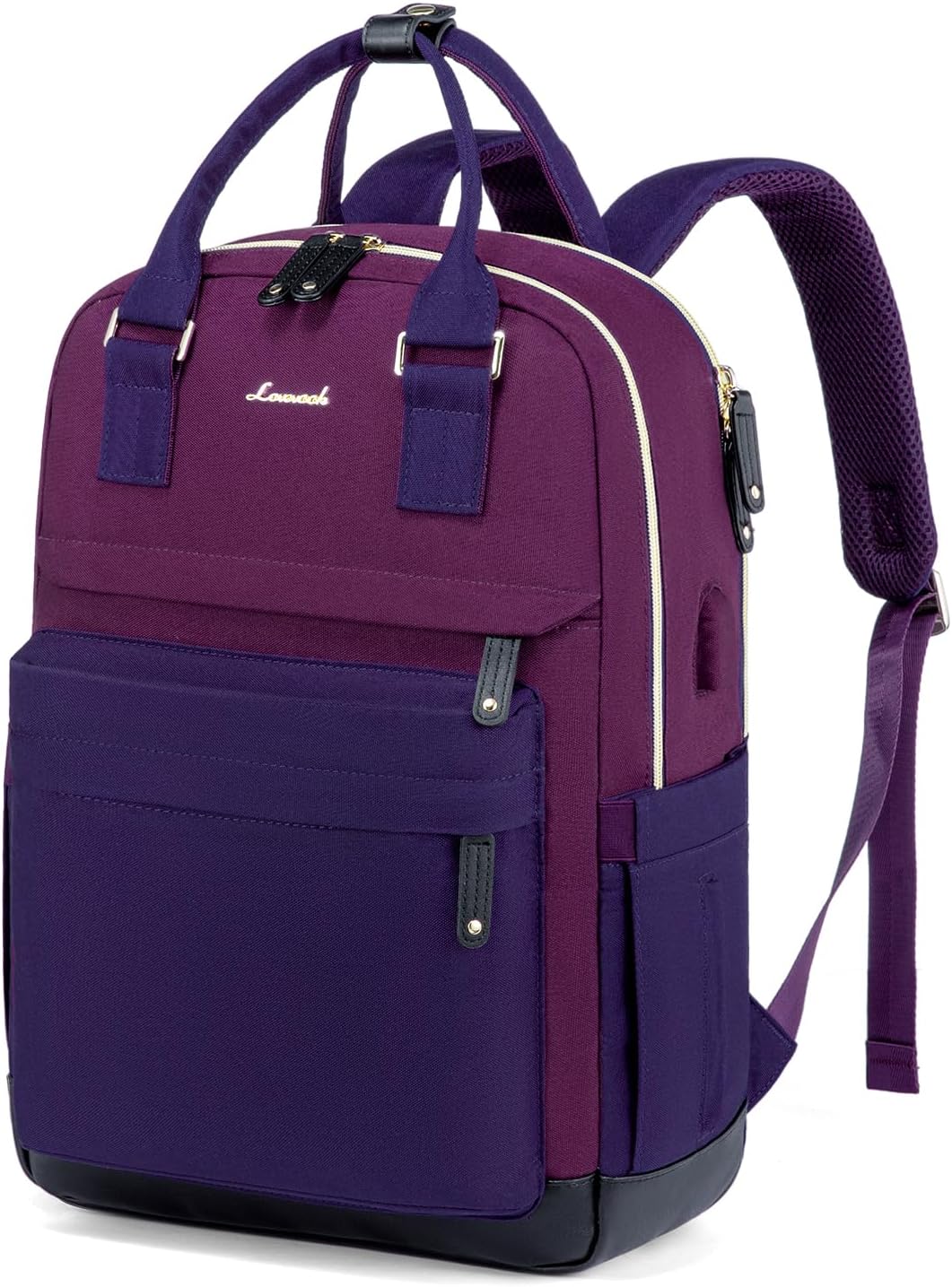 LOVEVOOK Travel Laptop Backpack for Women with USB Port