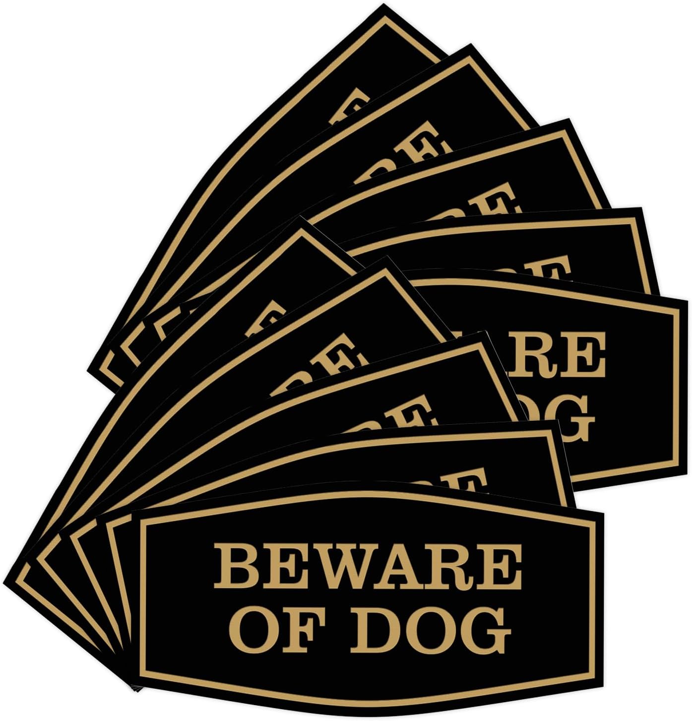 Beware of Dog Wall or Door Sign - Durable Home Security Signs