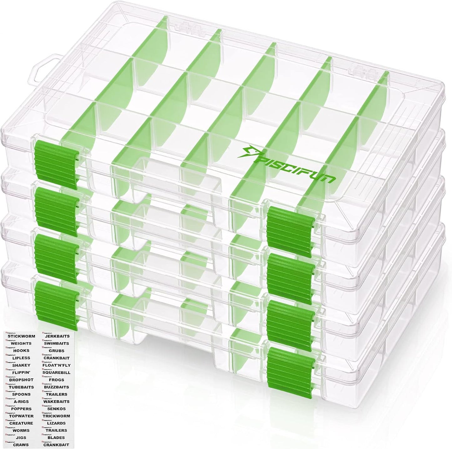 Piscifun Clear Fishing Tackle Boxes - Organize Like a Pro!