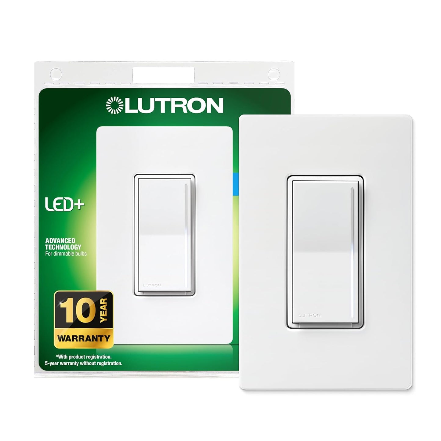 Lutron Sunnata Touch Dimmer Light Switch for LED and Incandescent