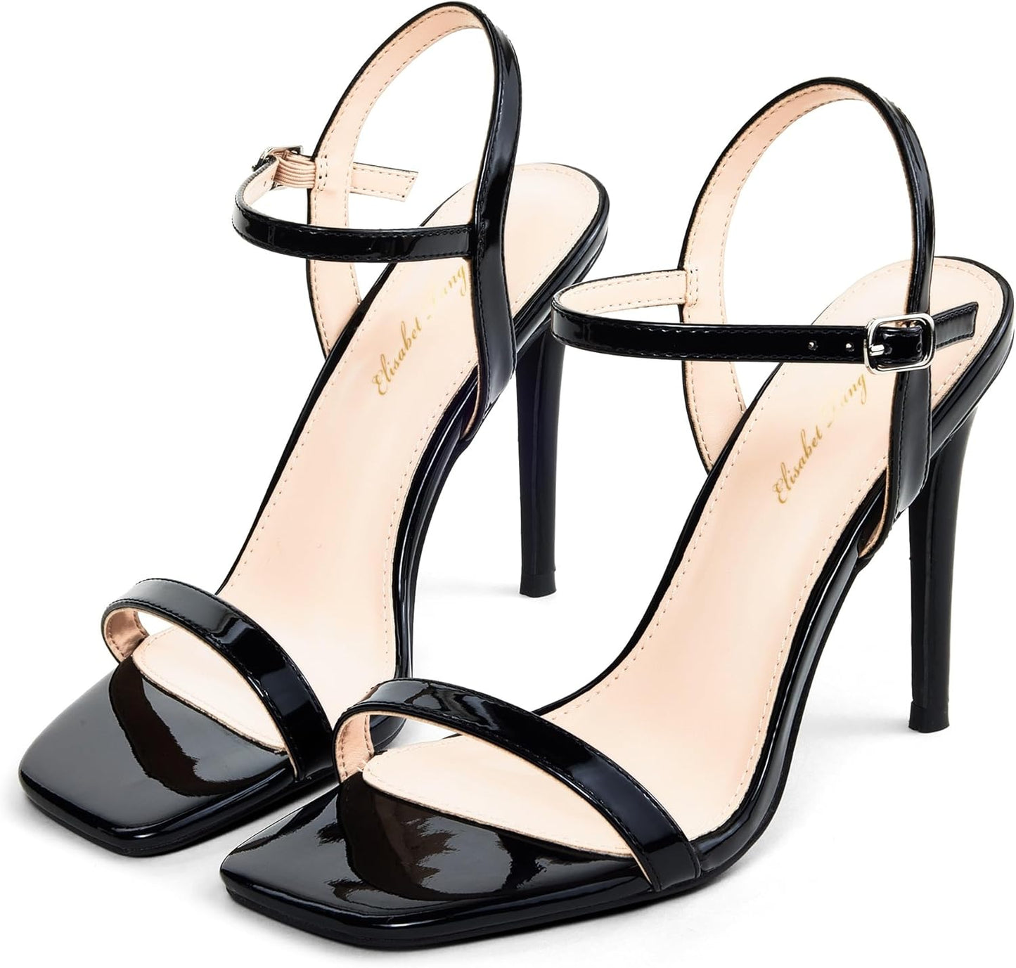 Elegant 4 Inch Strappy Heeled Sandals for Women Events