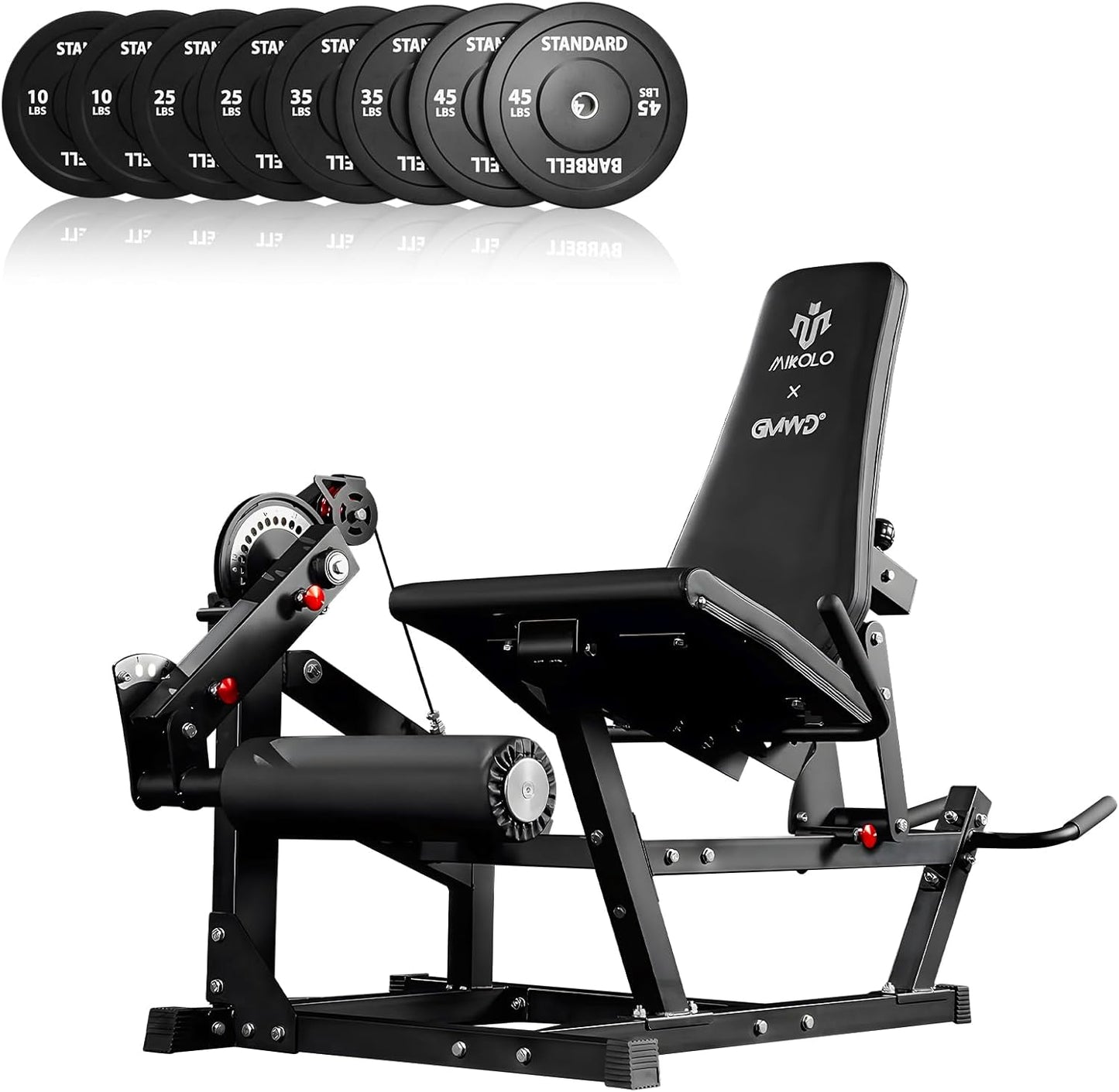Mikolo Leg Extension and Curl Machine for Ultimate Leg Workouts
