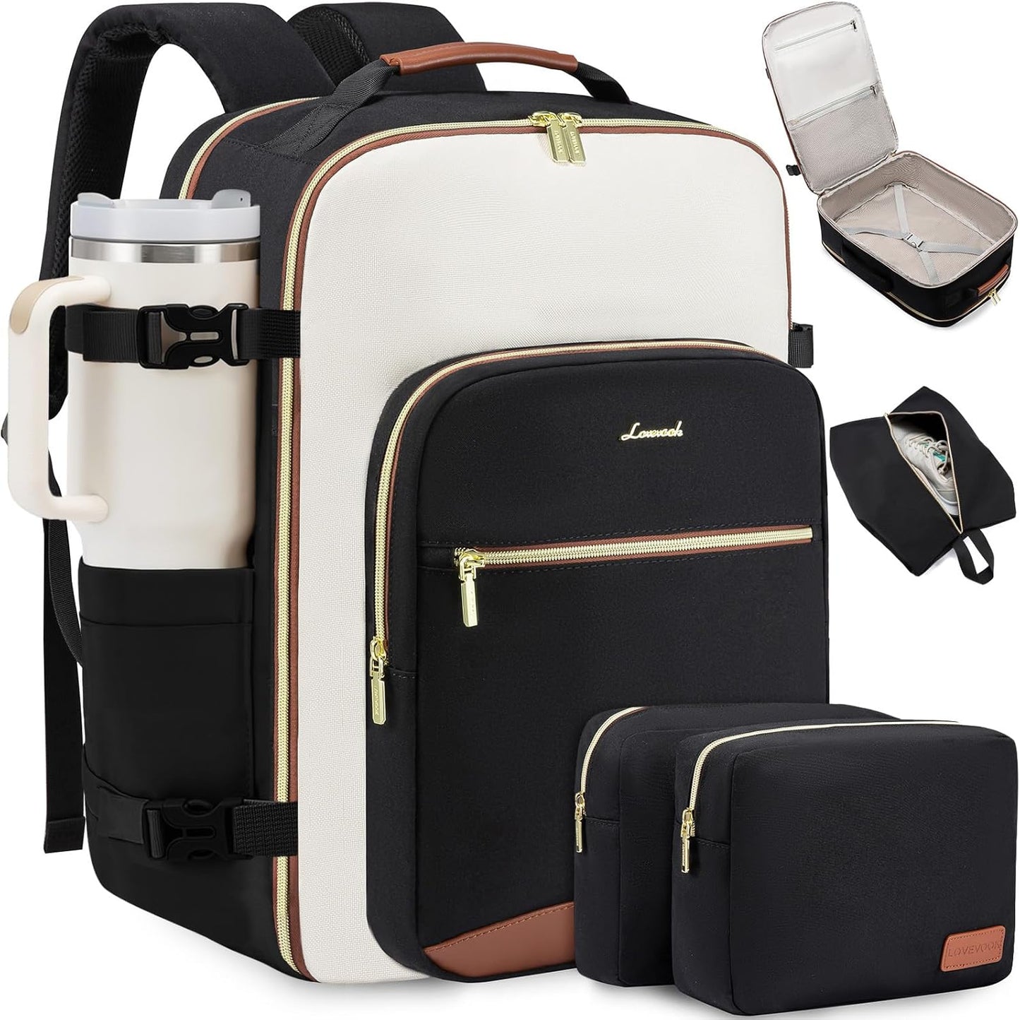 LOVEVOOK 50L Large Travel Backpack for Easy Domestic Travel