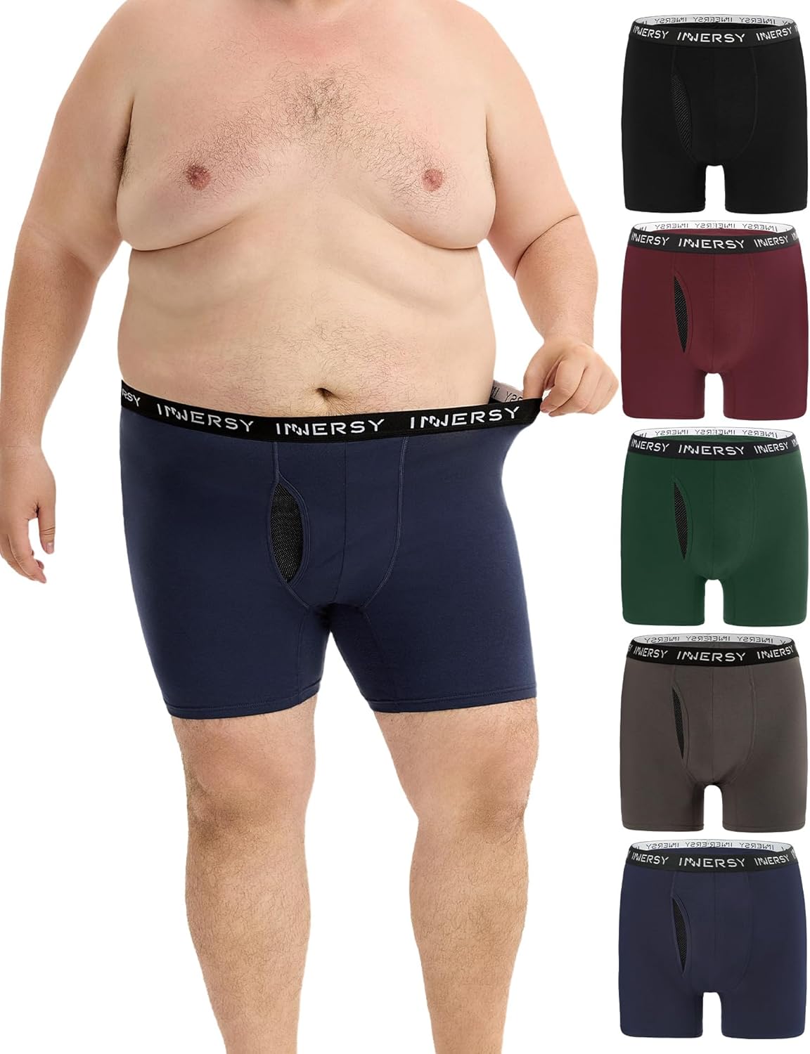 Big and Tall Boxer Briefs for Men - Comfort and Support
