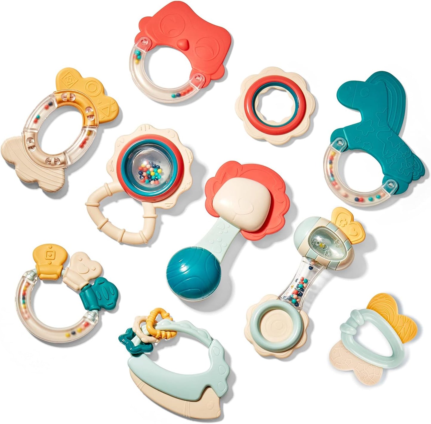 hahaland Baby Rattles & Teethers - Perfect Baby Shower Gift!