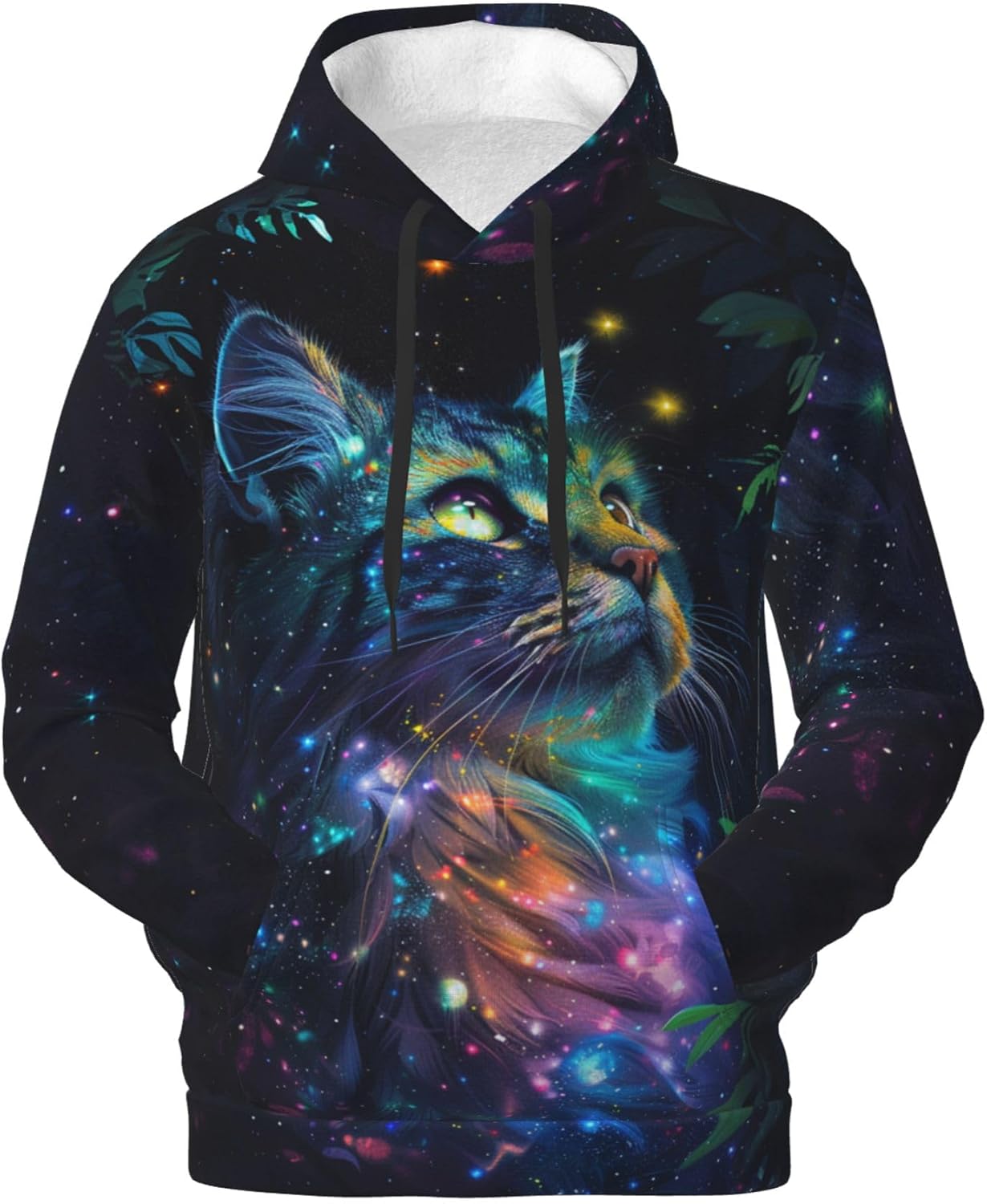 Unique 3D Print Men's Hoodie with Big Pockets