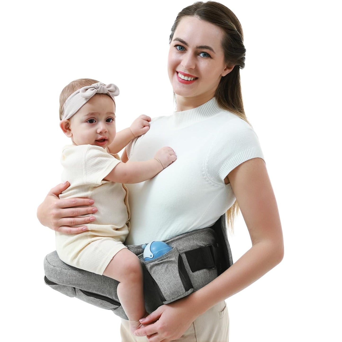 Ergonomic Baby Hip Carrier | Adjustable & Stylish!