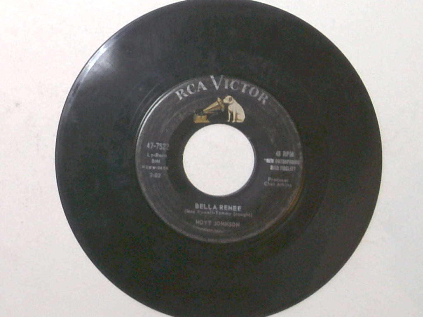 Vintage RCA Victor Hoyt Johnson Vinyl Record - Bella Renee / Sylvia