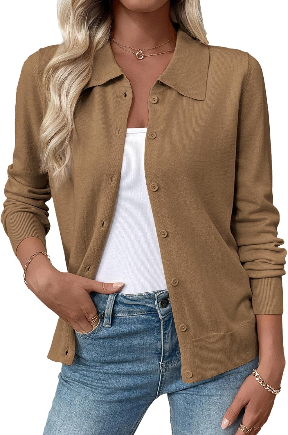 Lightweight Cardigan Sweaters for Women by EVALESS - Trendy Style