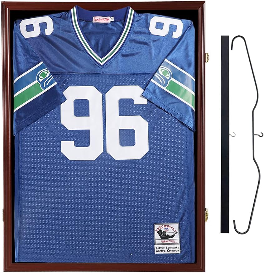 Jersey Display Frame Case for Sports Memorabilia with UV Protection