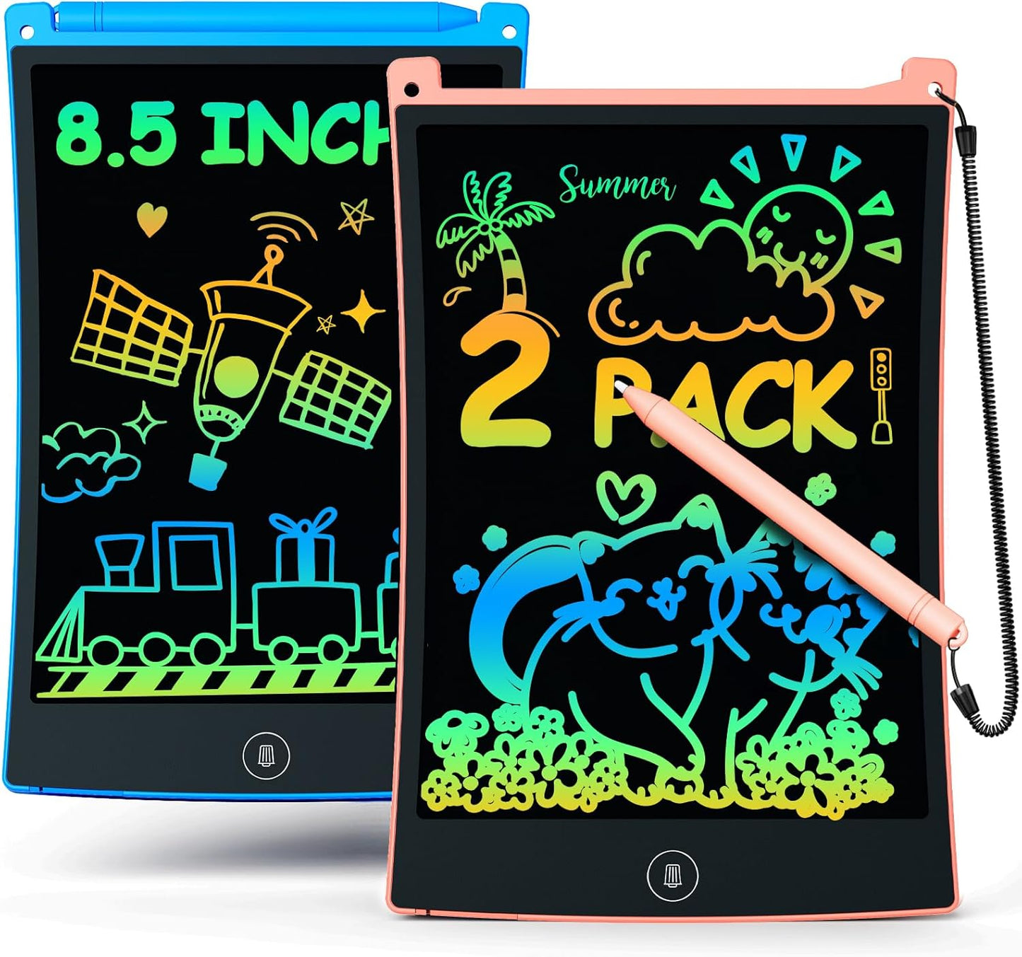 Kid-Friendly LCD Doodle Pad: Travel Entertainment