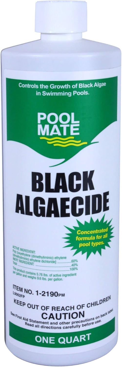 Pool Mate 1-Quart Concentrated Black Algaecide for Pools
